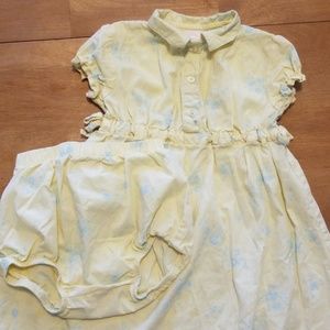 Yellow and Blue Floral Sundress ~ BUNDLE TO SAVE!